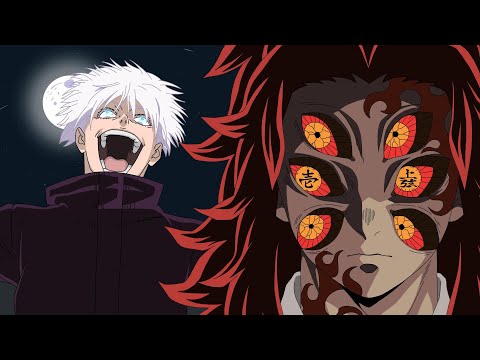 Gojo (six eyes) vs Kokushibo (six eyes) - Fan animation