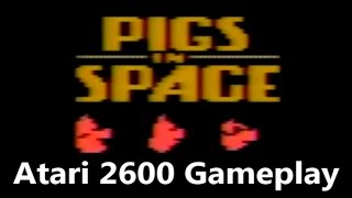 Pigs in Space Atari 2600 Gameplay - The No Swear Gamer
