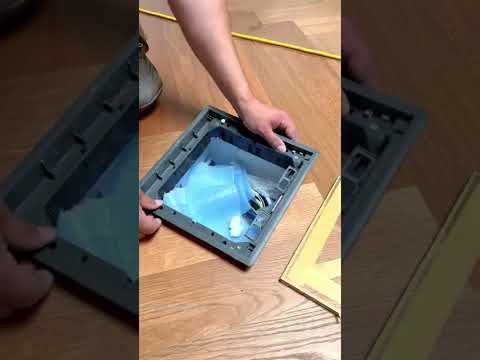 Bodensteckdose montieren