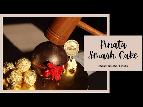 Pinata Smash Cake | Chocolate Smash Ball Cake | Rupali Bathiya