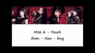Miss A - Touch ColorCoded Lyrics