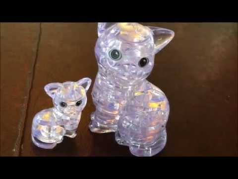 Original 3D Crystal Cat Puzzle