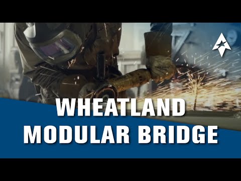 Wheatland Modular Bridge in Cass County, North Dakota
