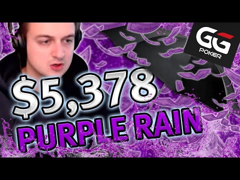 Feeling Blue? Poker Streamer Takes Down $5.3K And Feels Purple! - GGPoker
