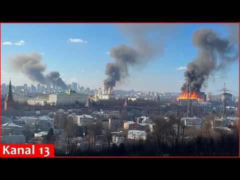 Massive drone attacks on Moscow, several Russian regions: Airports are closed, electricity cut off