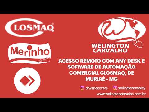 Welington Carvalho - Merinho Lanches - Software Closmaq Muriaé - Acesso Remoto dia Any Desk