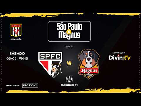 SÃO PAULO x MAGNUS | FUTSAL (SUB 14) | COPA UNIÃO | QUARTAS