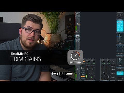 TotalMix FX for Beginners - Trim Gains