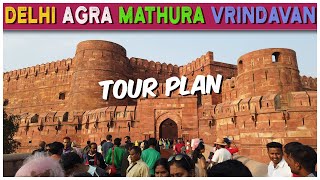 8 Days Detailed Delhi Agra With Mathura Vrindavan and Rishikesh Tour Plan With Booking Details