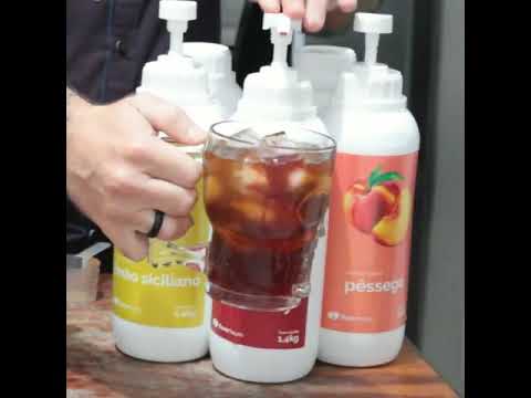 Como preparar Iced Tea saborizado. Aumente sua lucratividade com bebidas geladas