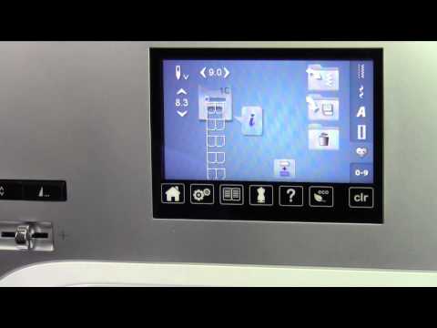 Bernina 710 24 Selecting Stitches