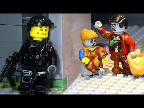 Lego Zombie Human Apocalypse: Secret Of Zombie Daddy (Lego Stop Motion)