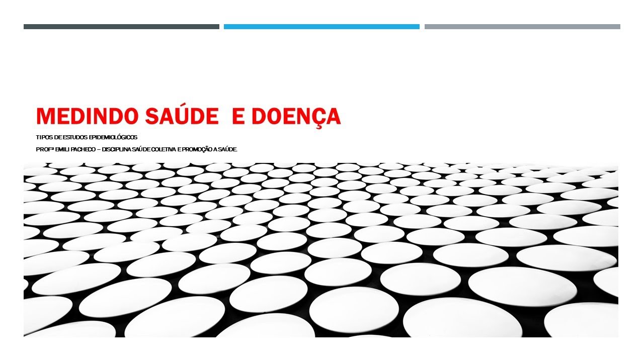 MEDINDO SAÚDE  E DOENÇA   ESTUDOS EPIDEMIOLÓGICOS