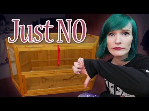 I Hate This Cage! | Aleko Deluxe Fir 3-tier Wooden Hamster Cage Review | Munchie's Place