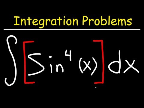 Integral of sin 4x