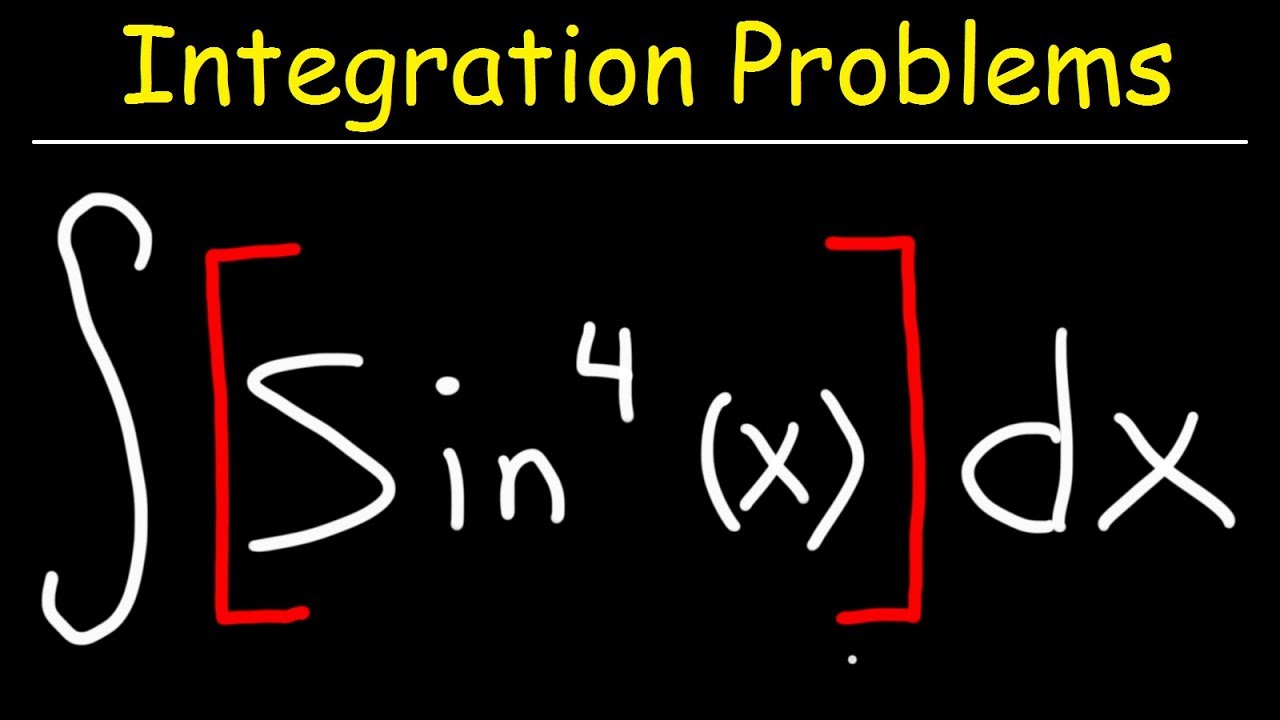 Integral of sin^4x