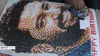 PUSHPIN MOSAIC | HAPPY BIRTHDAY VICKY KAUSHAL| ARTIST - ABAASAHEB SHEWALE