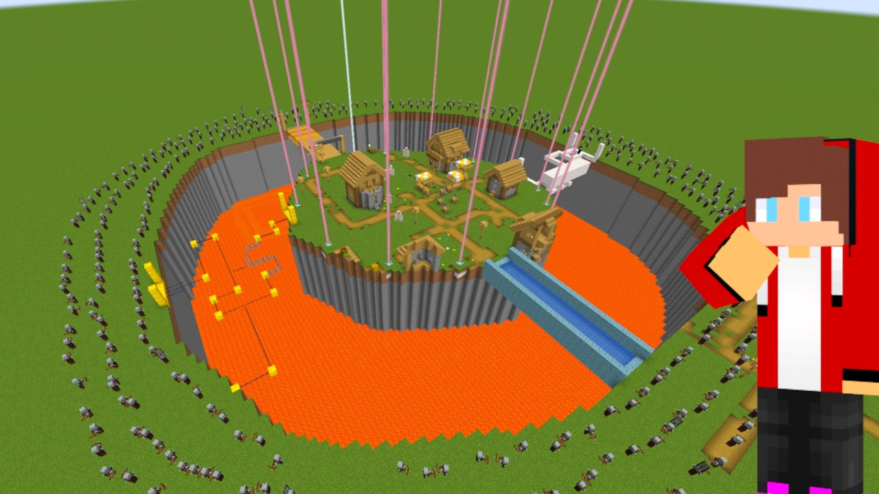 完全自動・最強セキュリティ村を作ろうとした結果！？【まいくら・マインクラフト】