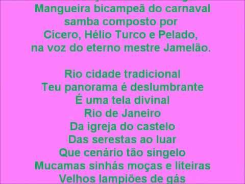 Samba Enredo de 1961 - Recordações do Rio Antigo - Mangueira bicampeã do carnaval.wmv