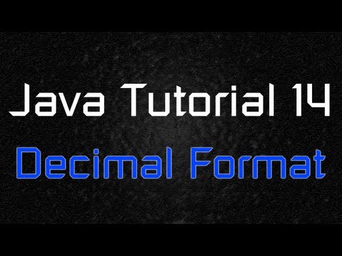Java Text Decimalformat