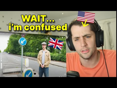 American reacts to driving in the UK vs USA