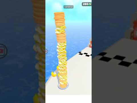 Pancake Run 🥞 Level-02 : Gameplay Walk through All Levels.