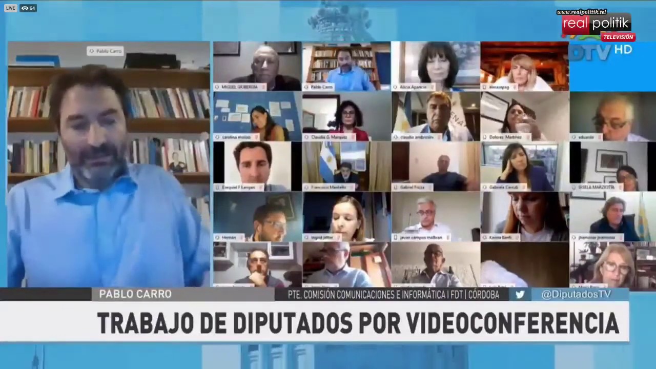 Videoconferencia Comisión de Comunicaciones e Informática