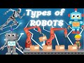 Robots for Kids| Types of Robots| Learn about Robot| Cartoon| What is a Robot? Robotics Education|