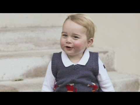 Imagini adorabile de Crăciun, cu prințul George, publicate de Casa Regală a Marii Britanii