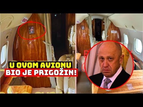 OVAKO JE IZGLEEDALA UNUTRAŠNJOST PRIGOŽINOVOG AVIONA! Jedan detalj svima zapada za oko! (FOTO)