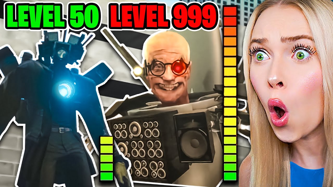 Cameraman vs Skibidi Toilet Size and Power Levels