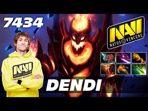 Dendi Nevermore Shadow Fiend | 7434 MMR Dota 2