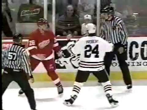 Friends fight: Bob Probert vs Joey Kocur, 1997/1/5