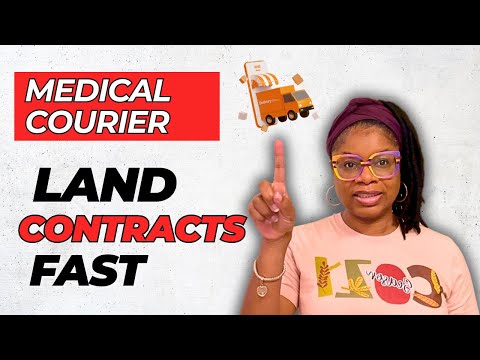 Easy Steps To Land Your First Medical Courier Contract