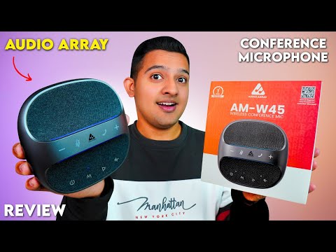 Audio Array AM-W45 Wireless Conference Microphone - Review !! 🔥🔥
