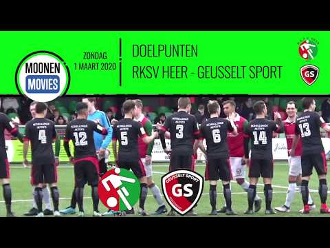 Doelpunten RKSV Heer-Geusselt Sport 01-03-2020