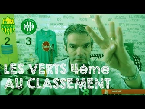 Nantes 2 - ASSE 3 La remontada des Verts au classement !