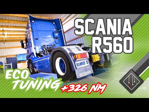 Scania R560 Euro 5 | ECO-Softwareoptimierung | MAHA LKW Prüfstand | mcchip-dkr