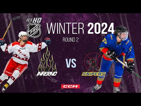 Inferno vs Snipers - Pro Winter League 2024 Round 2 - Ice hockey in Melbourne