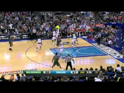 Milwaukee vs Dallas NBA Highlights 01/13/2012