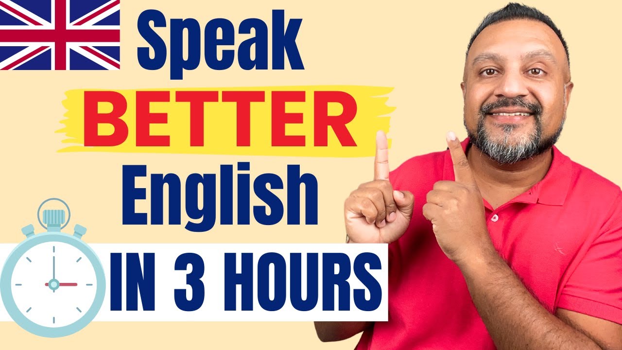 THREE HOUR English Lesson To GET FLUENT!