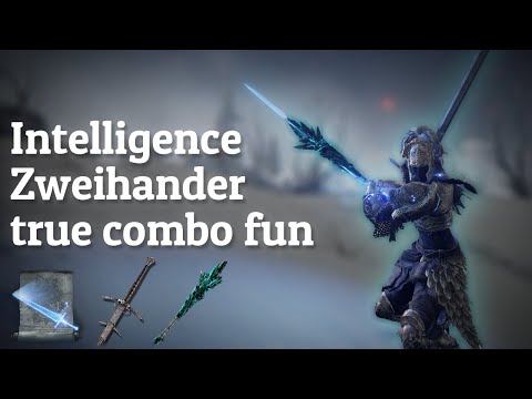 Intelligence Zweihander combos are really fun (pretty nice combo potential)