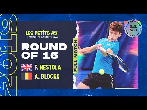 Les Petits As 2019 | Boys Round of 16 | Fabio Nestola vs. Alexander Blockx