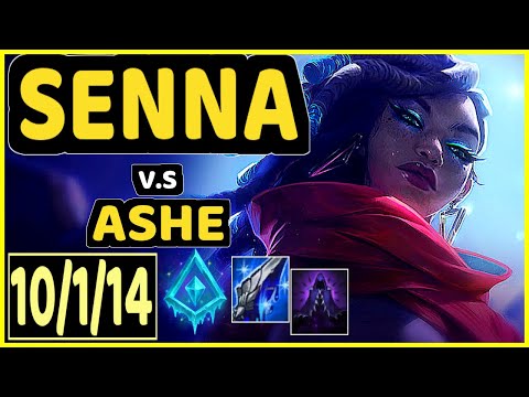 DISAVE (SENNA) vs ASHE - 10/1/14 KDA BOTTOM ADC CHALLENGER GAMEPLAY - BR