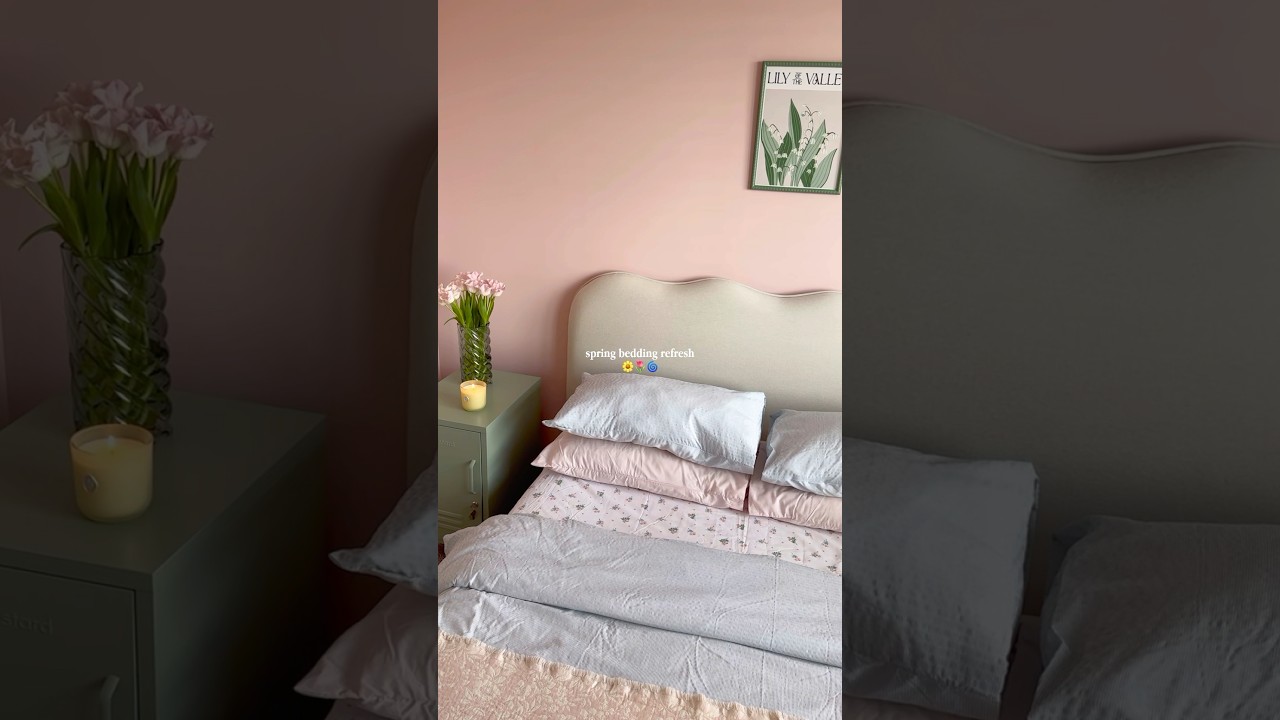 Spring bedding refresh 🌼