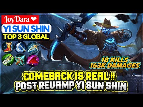 Comeback Is Real !! Post Revamp Yi Sun Shin [ Top 3 Global Yi Sun Shin ] JoyDara ❤ - Mobile Legends