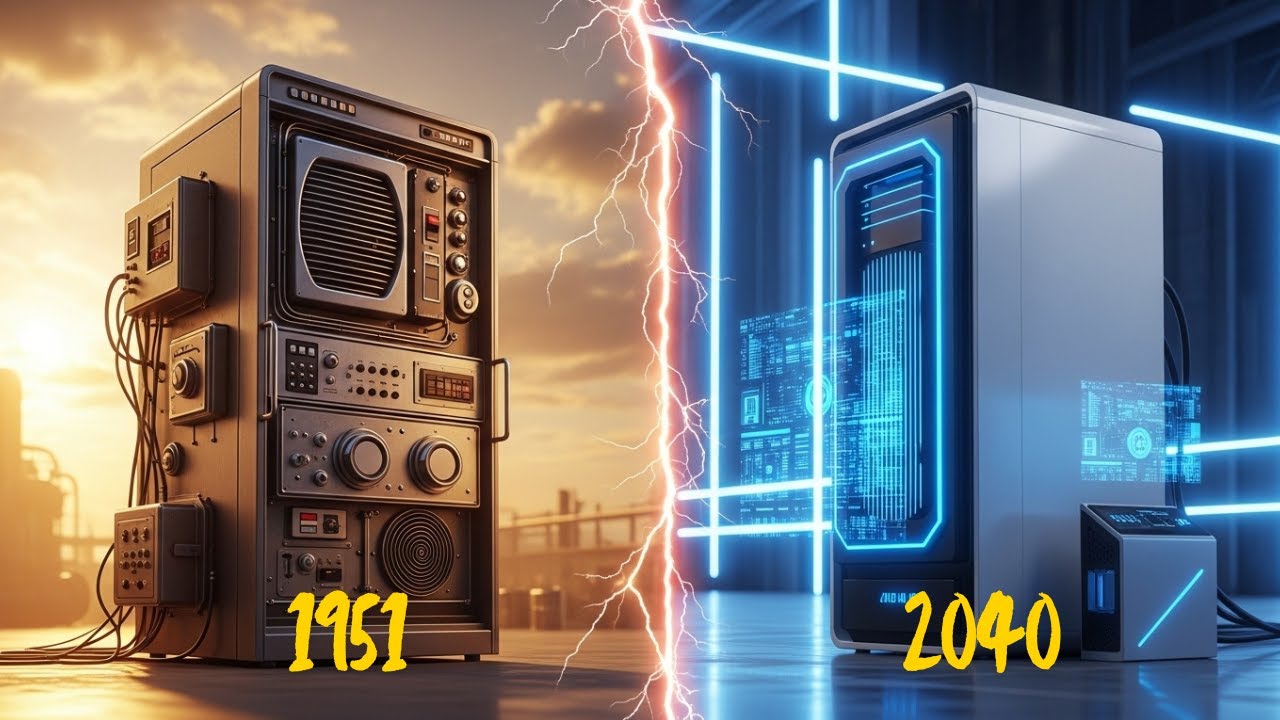 Evolution of Computer (1951–2040) | From First Machine to Futuristic AI