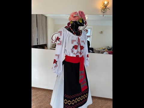 Молдавская национальная юбка J 0152(4507) - video 2