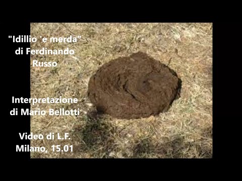 IDILIO 'E MERDA di Ferdinando Russo, interpretazione di Mario Bellotti 15 01 YouTube