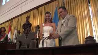 preview picture of video 'Gráfik Anita és Medra Tibor esküvője. Baja, 2012.08.11. (rövid összefoglaló)'